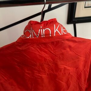 Large Calvin Klein package windbreaker lightweight jacket